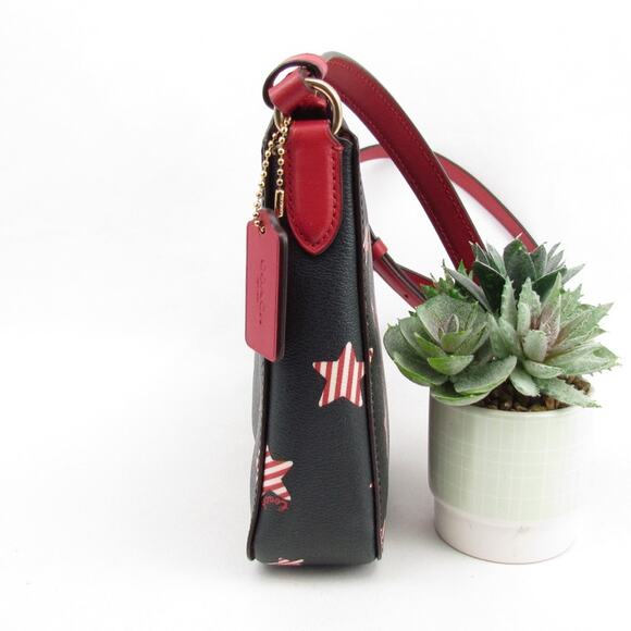 Coach Gallery File Bag With Americana Star Print - Picture 6 of 9